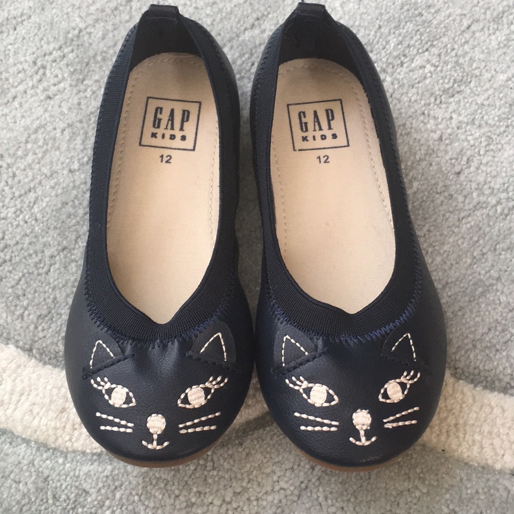 NWOT Gap Kids Cat Face slip on shoes